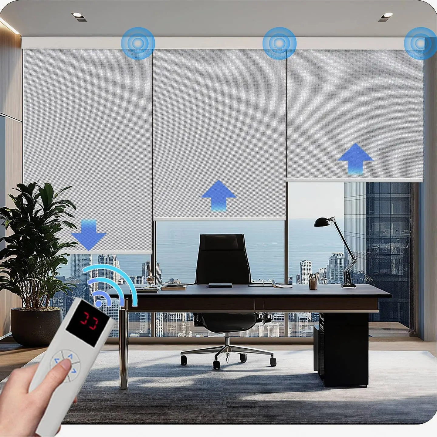 Automatic Motorized Smart Curtains for Indoor Windows Custom Light Filtering Remote Cordless Blinds Alexa Google Home
Automatic Motorized Smart Curtains for Indoor Windows Custom Light Filtering Remote Cordless Blinds Alexa Google Home