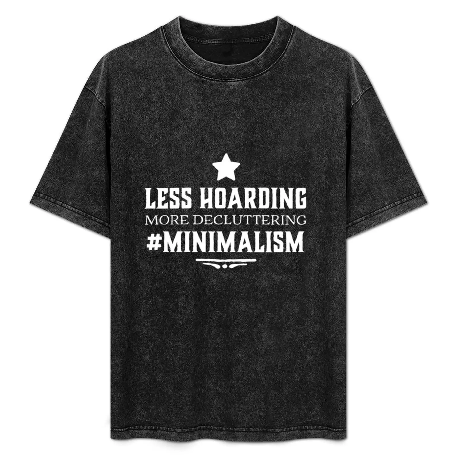 Less Hoarding More Decluttering Minimalism T-Shirt Classic Print Short Sleeve Shirt
Less Hoarding More Decluttering Minimalism T-Shirt Classic Print Short Sleeve Shirt