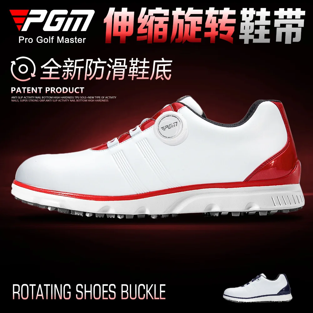 PGM Golf Shoes Men Waterproof Rotating Laces Anti Slip Spikes Sport Sneakers
PGM Golf Shoes Men Waterproof Rotating Laces Anti Slip Spikes Sport Sneakers