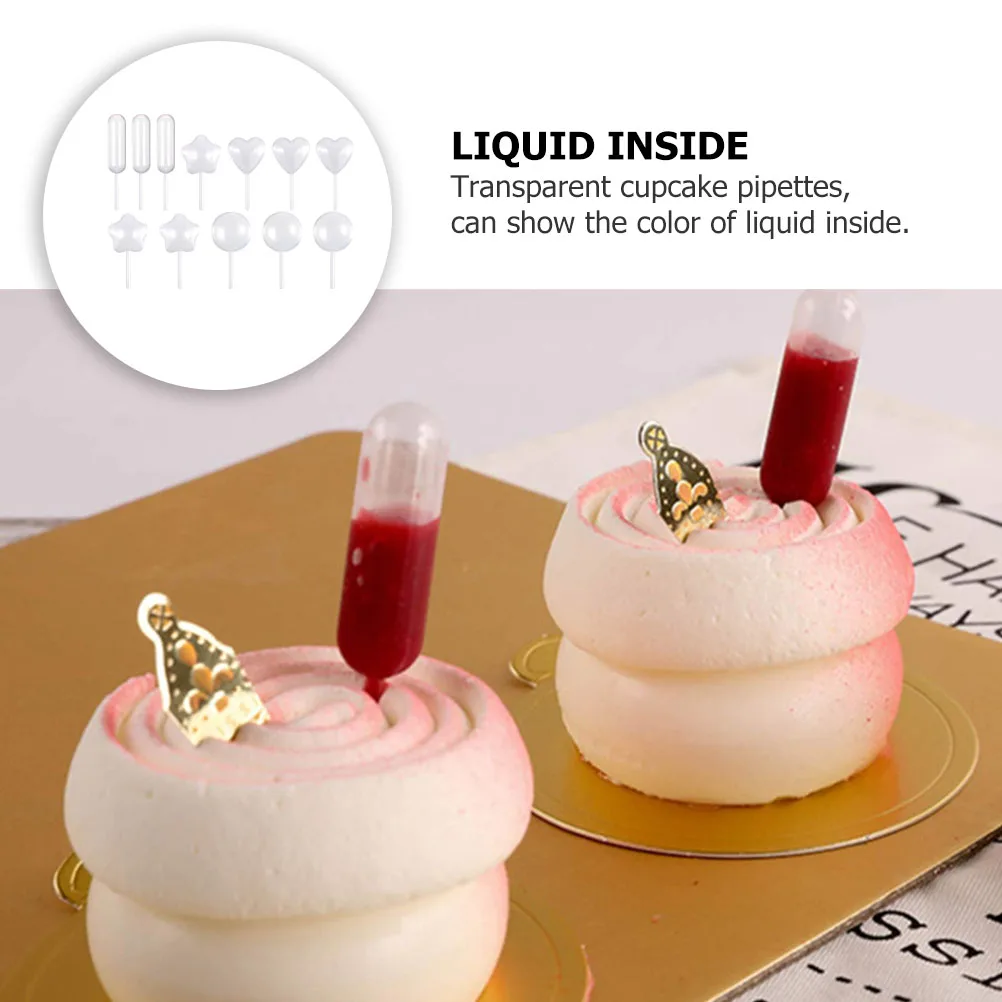 Premium Transparent Cupcake Pipette Dropper Baking Liquid Transfer Chocolate Creative Plastic Material Suitable for Cupcakes Ice
Premium Transparent Cupcake Pipette Dropper Baking Liquid Transfer Chocolate Creative Plastic Material Suitable for Cupcakes Ice