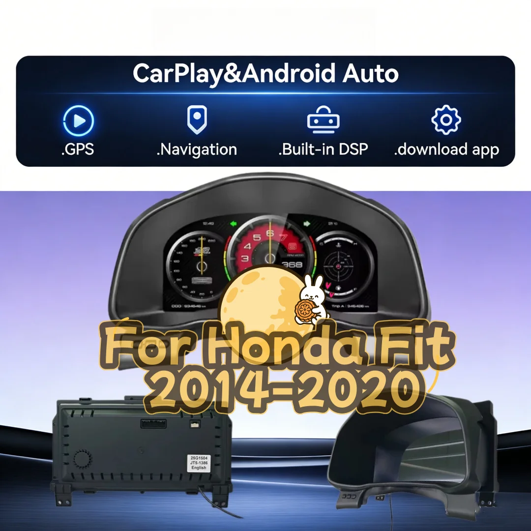 Car Digital Cluster For Honda Fit 2014-2020 Dashboard Panel Instrument LCD Speedometer Racing Style Virtual Cockpit Display
Car Digital Cluster For Honda Fit 2014-2020 Dashboard Panel Instrument LCD Speedometer Racing Style Virtual Cockpit Display