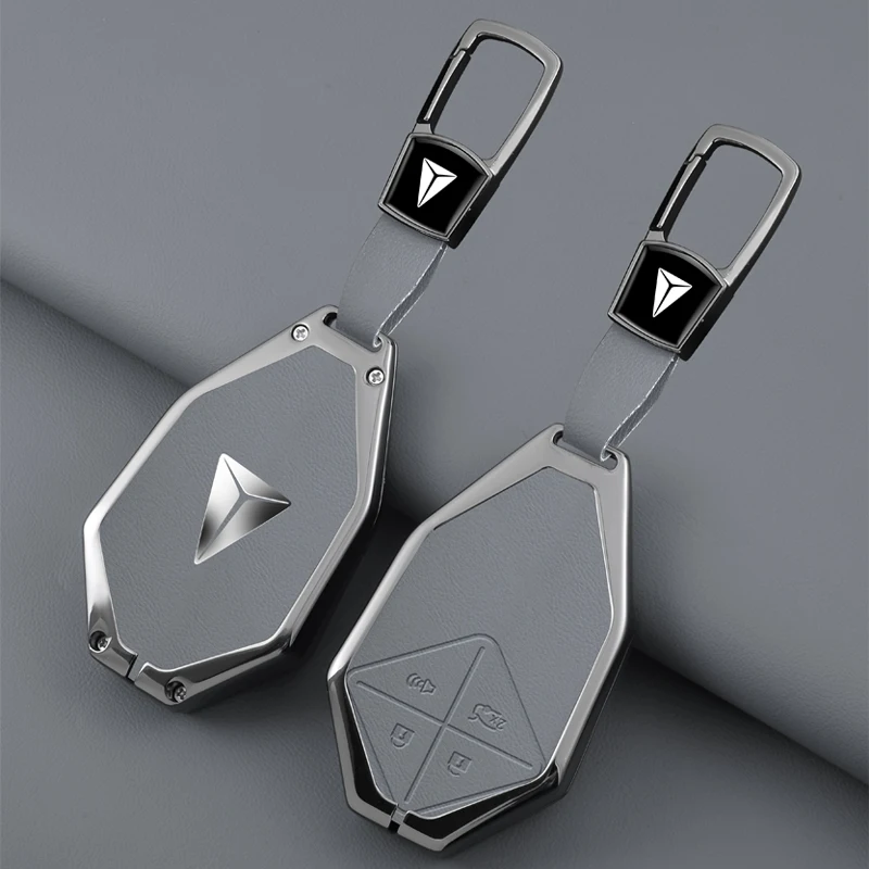 Metal Leather Car Key Case Cover For Changan Deepal S7 SL03 2022 4 Buttons Control Keychain Keyless Shell Protective Accessories
Metal Leather Car Key Case Cover For Changan Deepal S7 SL03 2022 4 Buttons Control Keychain Keyless Shell Protective Accessories