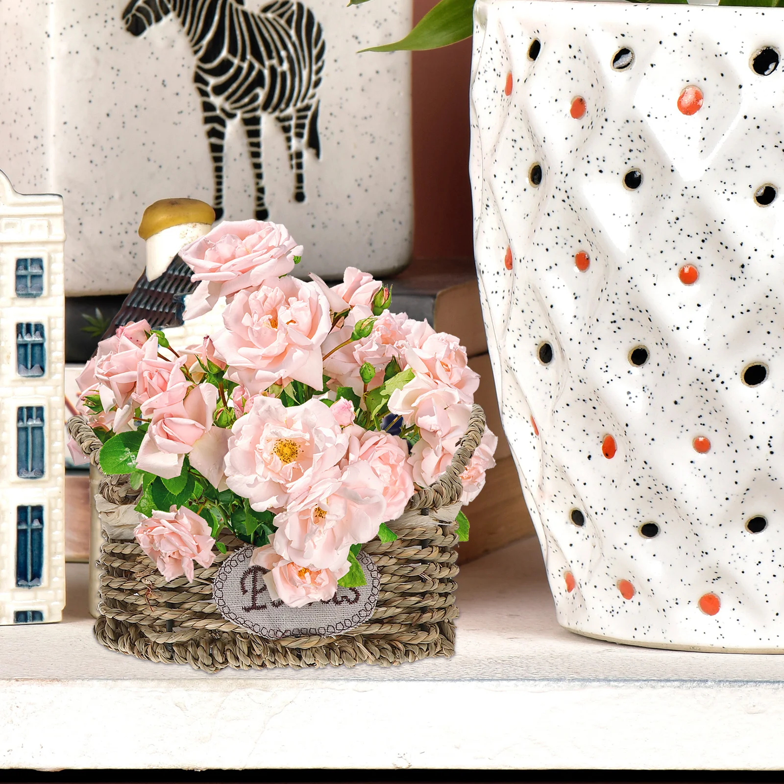 2Pcs Rustic Woven Flower Basket Storage Basket Organizer for Plant Holder Home Garden Balcony Plant Baskets Indoor
2Pcs Rustic Woven Flower Basket Storage Basket Organizer for Plant Holder Home Garden Balcony Plant Baskets Indoor