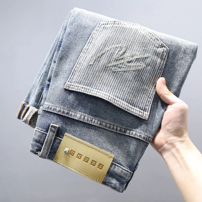 Street Fashion Luxury Jeans Men's Trendy Slim Straight Classic Casual Long Pants
Street Fashion Luxury Jeans Men's Trendy Slim Straight Classic Casual Long Pants