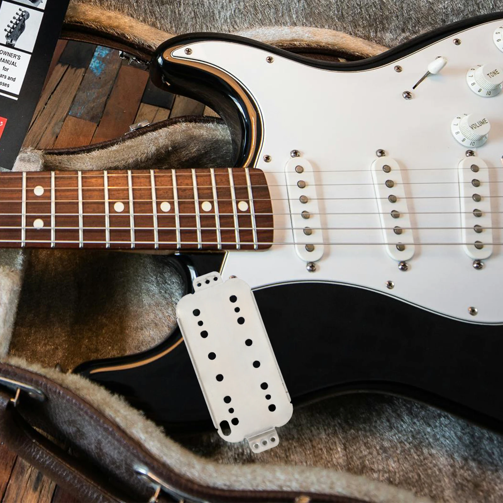 2 PCS Pickup Base Sturdy Guitar Parts Pickups Neck Bridges Hardware Humbucker Modification 
2 PCS Pickup Base Sturdy Guitar Parts Pickups Neck Bridges Hardware Humbucker Modification