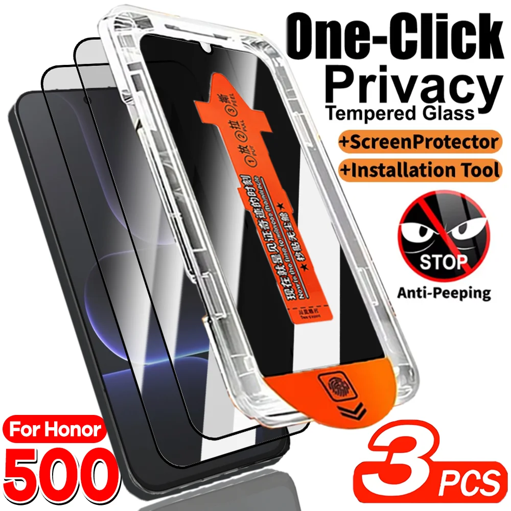 3-1Set Privacy Tempered Glass Easy To Install Dust Free Cover for Honor 500/500 Pro Anti-Spy Screen Protector Anti-scratch Films
3-1Set Privacy Tempered Glass Easy To Install Dust Free Cover for Honor 500/500 Pro Anti-Spy Screen Protector Anti-scratch Films