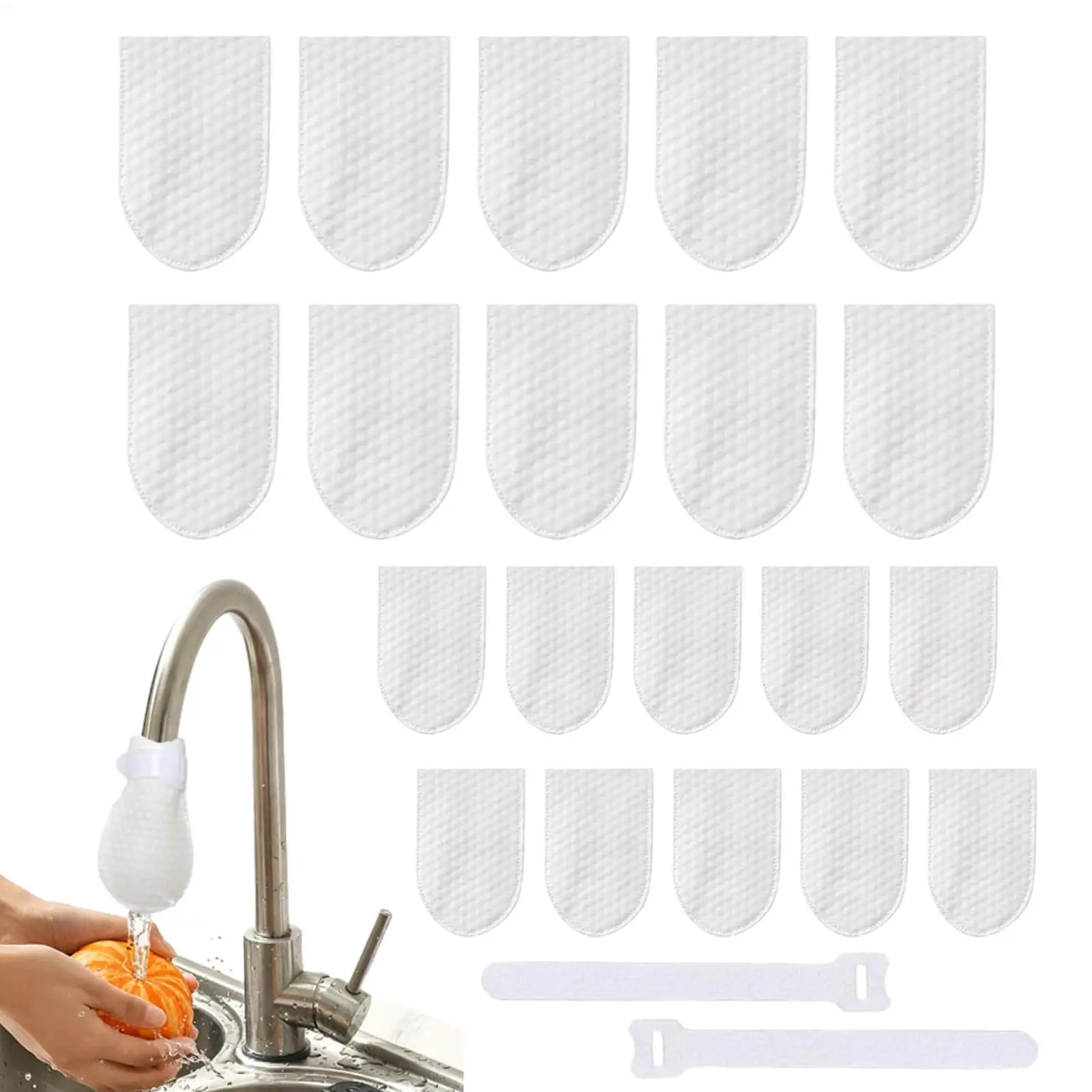 20Pcs Universal Faucet Filter Cotton Thickened Anti-splash Faucet Filter With T-strap Tap Water Filter Bag For Home Kitchen RV
20Pcs Universal Faucet Filter Cotton Thickened Anti-splash Faucet Filter With T-strap Tap Water Filter Bag For Home Kitchen RV