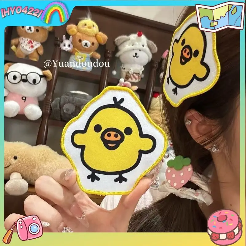 Cute Rilakkuma Kiiroitori Velcro Hair Clip New Japanese Style Versatile Side Bang Hair Accessories For Young Women Stylish Decor
Cute Rilakkuma Kiiroitori Velcro Hair Clip New Japanese Style Versatile Side Bang Hair Accessories For Young Women Stylish Decor