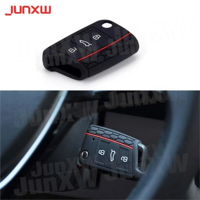 Universal Hot Silicone Car Key Cover Case Shell Fob For Volkswagen VW Golf 7 mk7 Car Key Decoration Styling
Universal Hot Silicone Car Key Cover Case Shell Fob For Volkswagen VW Golf 7 mk7 Car Key Decoration Styling