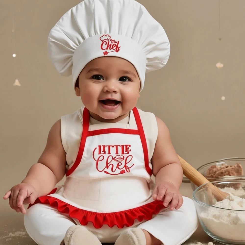 Комплект из 2 предметов: Мягкая одежда для фотосессии новорожденных, вышитые полиэстеровые фартуши и шапочки шеф-повара для фотосъемки младенцев
Комплект из 2 предметов: Мягкая одежда для фотосессии новорожденных, вышитые полиэстеровые фартуши и шапочки шеф-повара для фотосъемки младенцев