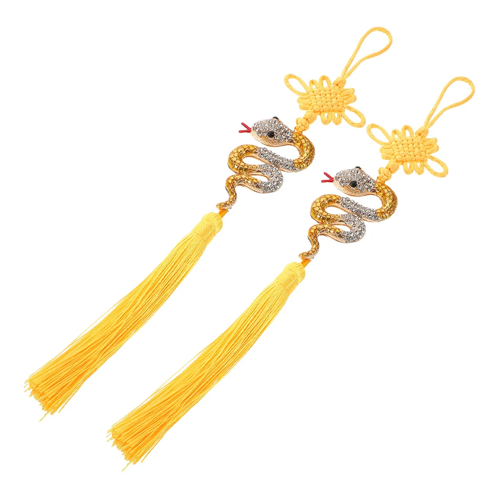 2pcs Snake Car Charm Chinese New Year Decor Good Luck Hanging Ornaments Rearview Mirror Tassel Alloy Pendants Car Accessories
2pcs Snake Car Charm Chinese New Year Decor Good Luck Hanging Ornaments Rearview Mirror Tassel Alloy Pendants Car Accessories