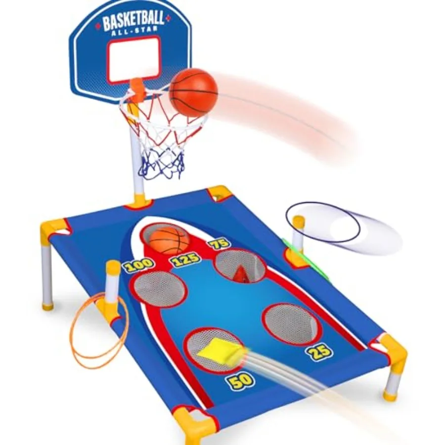 Bean Bags Toss Carnival Games, Cornhole, Outdoor Toys for Ages 4-8, Backyard Game Sports and Outdoor Play, Outside Toys for Age
Bean Bags Toss Carnival Games, Cornhole, Outdoor Toys for Ages 4-8, Backyard Game Sports and Outdoor Play, Outside Toys for Age