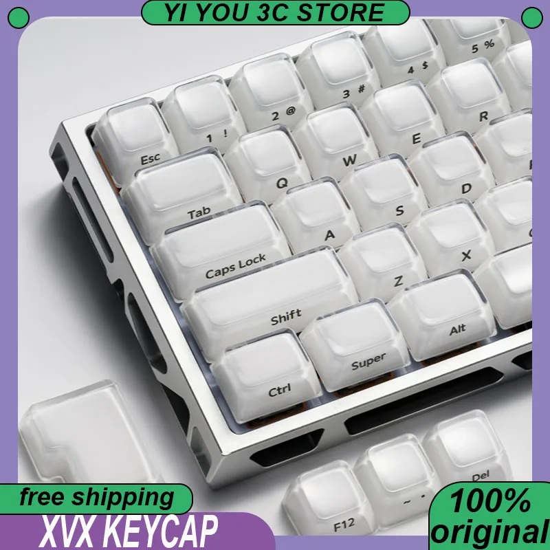 XVX Crystal Jelly 2.0 Keycap Mechanical Keyboard Cap PC Thickened White MDA Height Wooting PC Gaming Laptop Office Keycaps
XVX Crystal Jelly 2.0 Keycap Mechanical Keyboard Cap PC Thickened White MDA Height Wooting PC Gaming Laptop Office Keycaps