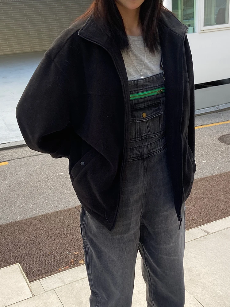 HGE Good Sp Повседневный свободный женский открытый кардиган с воротником-джатом, теплый зимний кардиган из полиэфирного волокна обычной длины
HGE Good Sp Повседневный свободный женский открытый кардиган с воротником-джатом, теплый зимний кардиган из полиэфирного волокна обычной длины