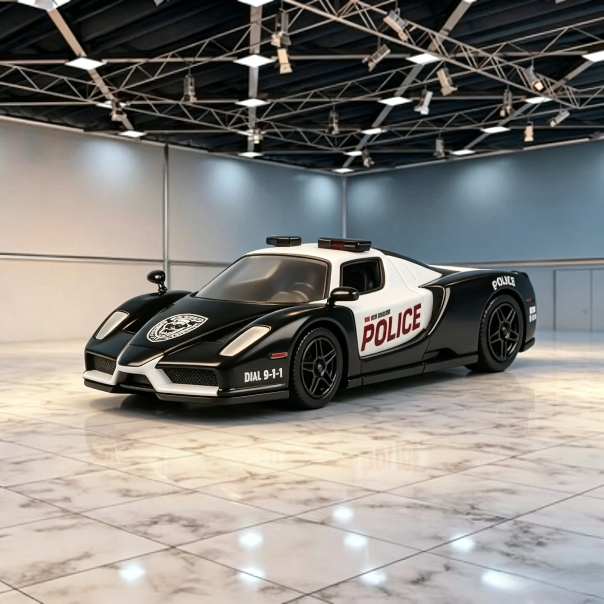 1:64 Enzo police car supercar Simulation Alloy Diecast model collection display birthday gift
1:64 Enzo police car supercar Simulation Alloy Diecast model collection display birthday gift