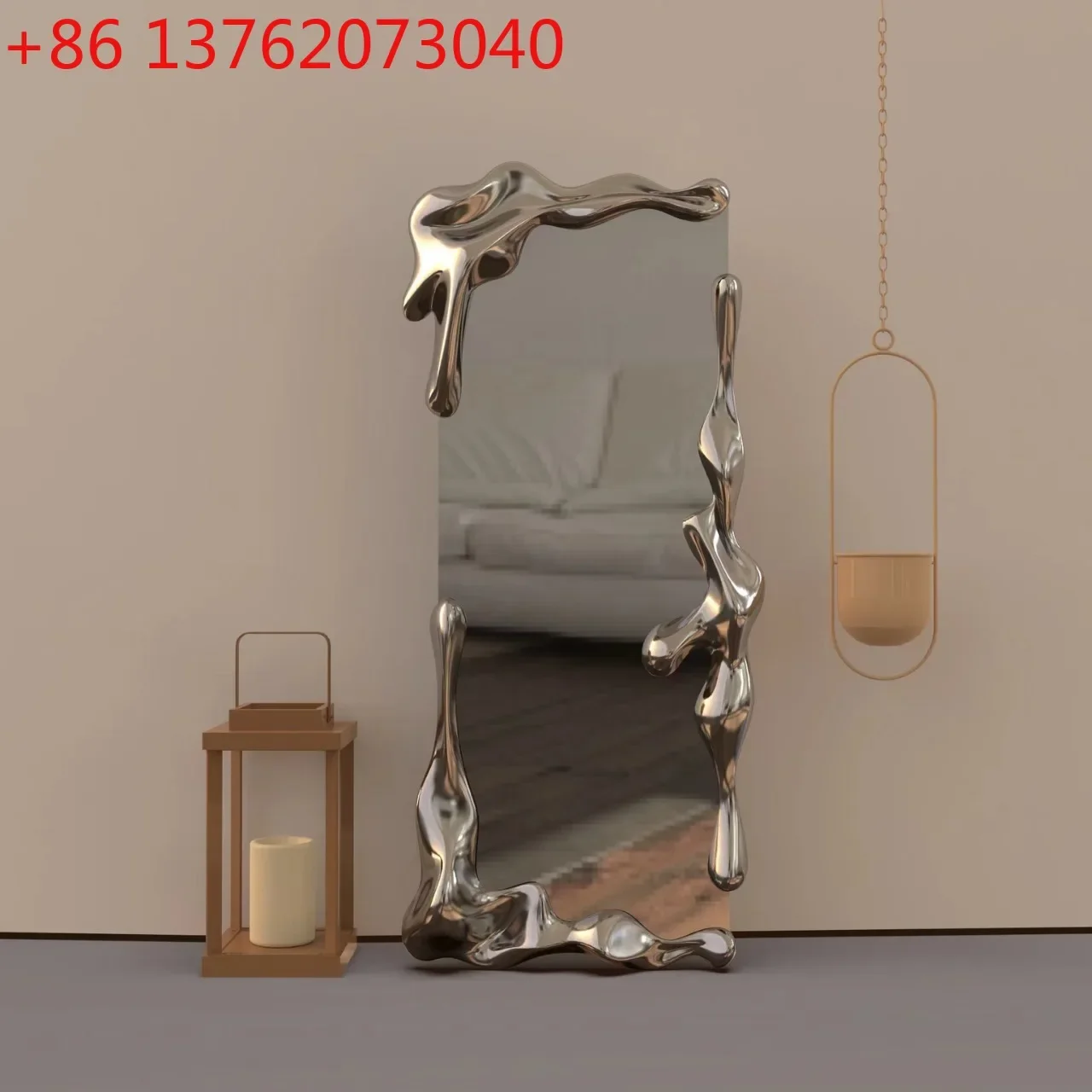 Wall-mounted water ripple household floor mirror full-length mirror visual decoration ins wind full-body mirror
Wall-mounted water ripple household floor mirror full-length mirror visual decoration ins wind full-body mirror