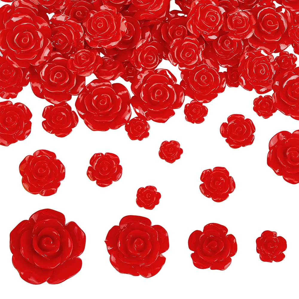 80Pcs 4 Styles Resin Cabochons Rose Red 9.5~22x10~22.5x4.5~9.5mm 20pcs/style
80Pcs 4 Styles Resin Cabochons Rose Red 9.5~22x10~22.5x4.5~9.5mm 20pcs/style