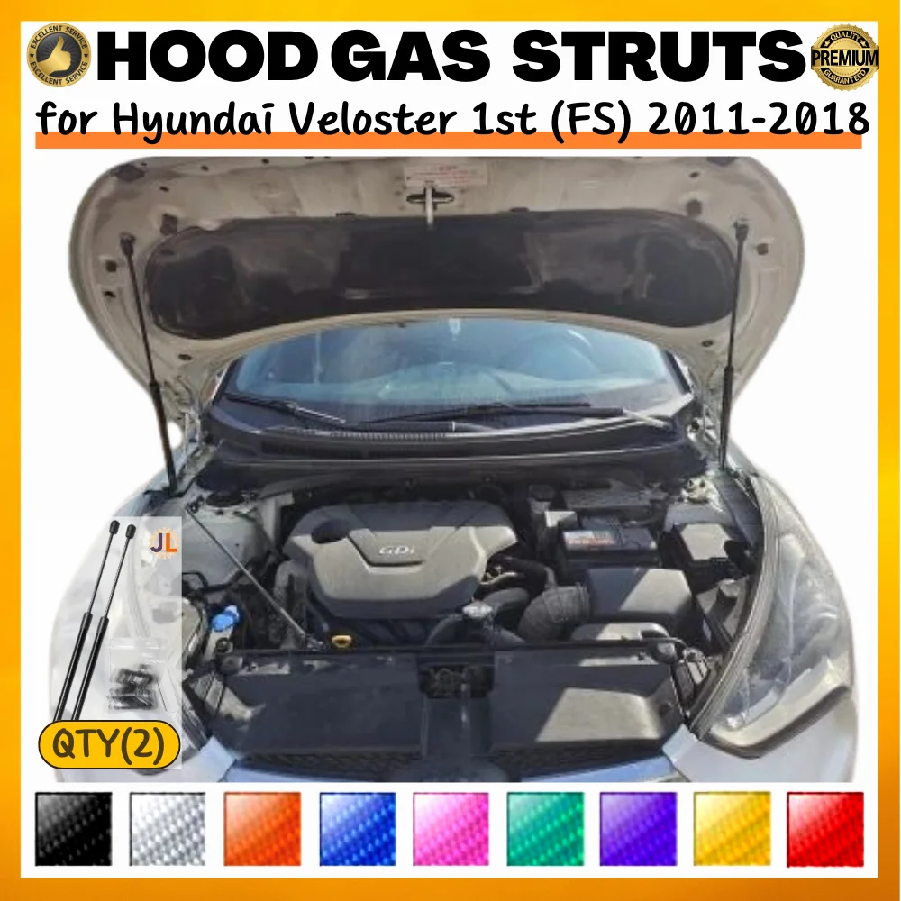 Qty(2) Стойки капота для Hyundai Veloster 1st (FS) 2011-2018 Модифицированные газовые пружины переднего капота Амортизаторы Подъемные опоры Демпферы
Qty(2) Стойки капота для Hyundai Veloster 1st (FS) 2011-2018 Модифицированные газовые пружины переднего капота Амортизаторы Подъемные опоры Демпферы
