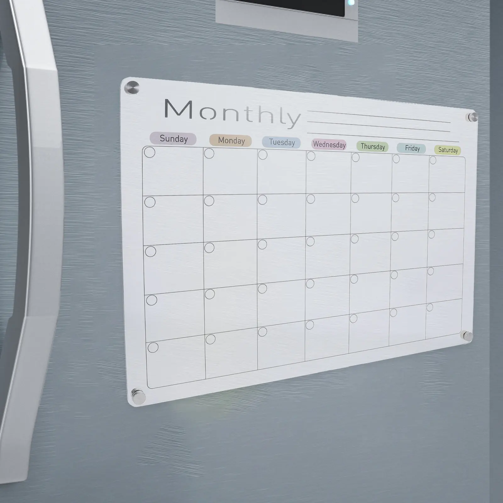 Магнитная акриловая доска-календарь для холодильника: планировщик расписания, доска для заметок, белая доска-календарь
Магнитная акриловая доска-календарь для холодильника: планировщик расписания, доска для заметок, белая доска-календарь