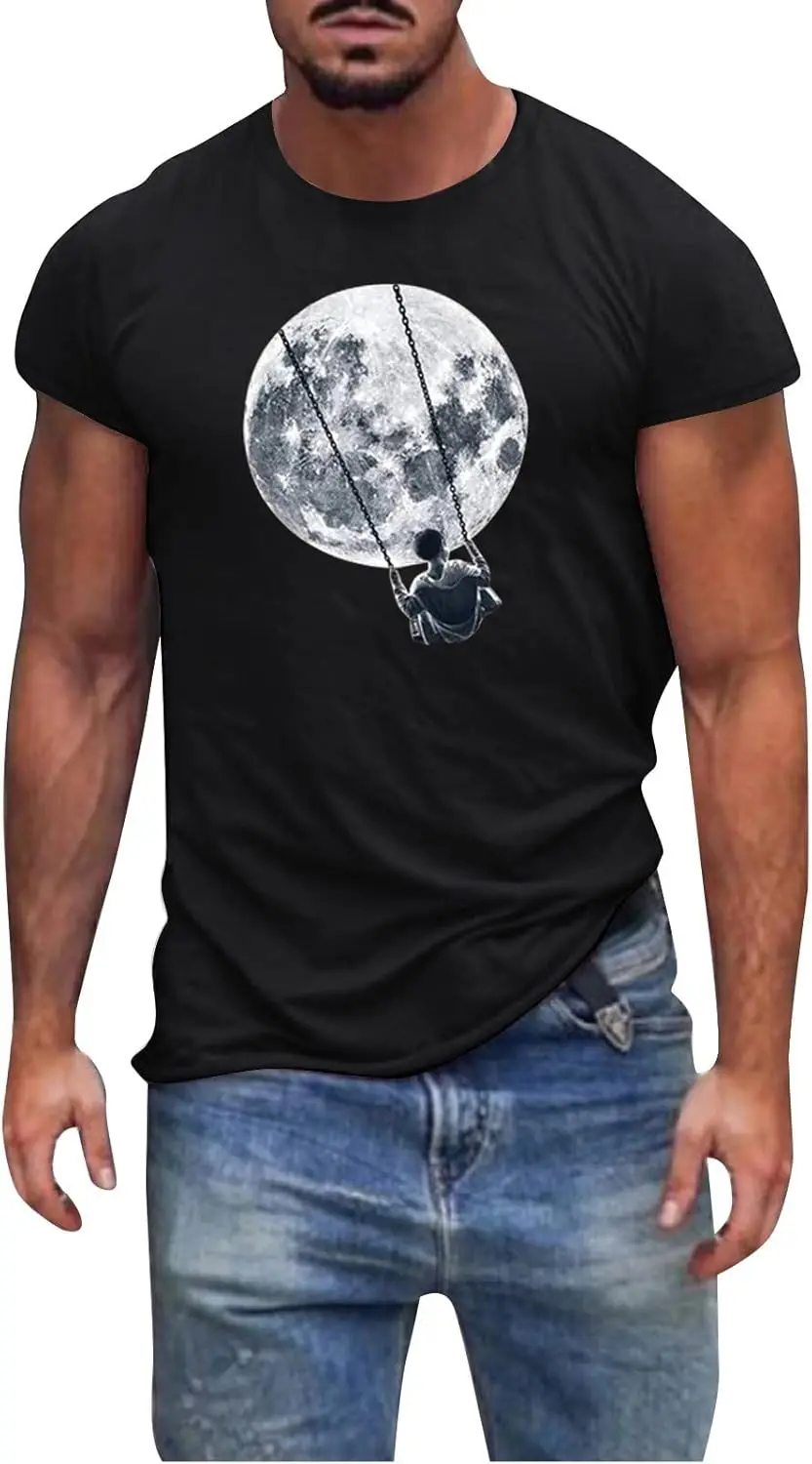 Mens Shirts Short Sleeve Printed Personalized T-Shirt Casual Quick Dry Loose Fit Funny Graphic T-Shirt Black-d
Mens Shirts Short Sleeve Printed Personalized T-Shirt Casual Quick Dry Loose Fit Funny Graphic T-Shirt Black-d