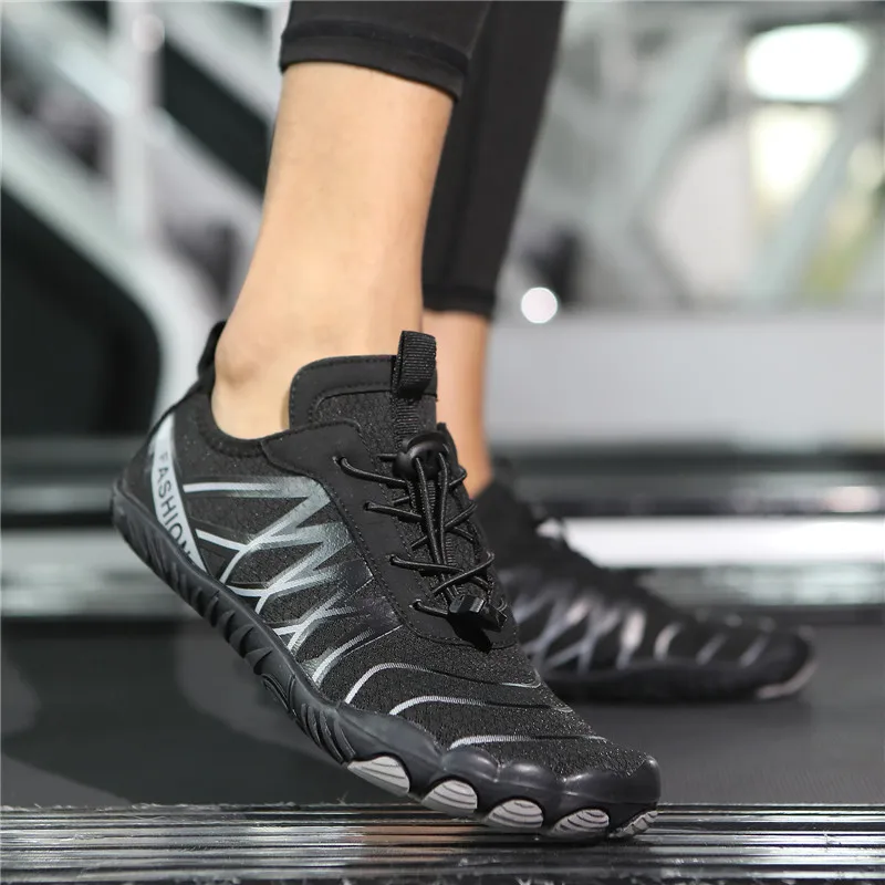 Black Unisex Water Shoes Quick Dry Anti-slip Barefoot Aqua Sneakers for Men Women Beach Swimming Surfing Wading
Black Unisex Water Shoes Quick Dry Anti-slip Barefoot Aqua Sneakers for Men Women Beach Swimming Surfing Wading