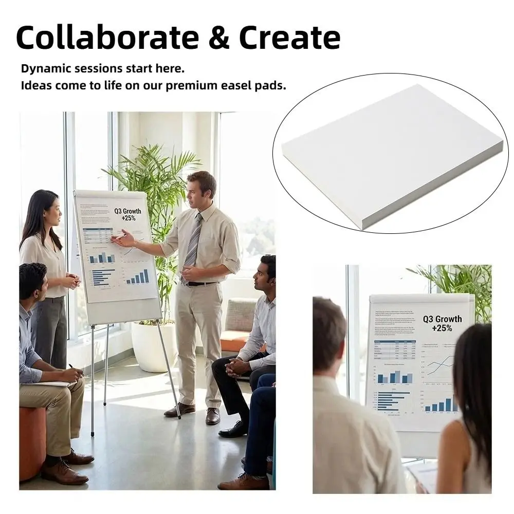 50 Sheets 54 * 78 Cm Recycling Flipchart Pad Blank Oversized Flipchart Paper Pad Sustainable Writing Whiteboard Paper
50 Sheets 54 * 78 Cm Recycling Flipchart Pad Blank Oversized Flipchart Paper Pad Sustainable Writing Whiteboard Paper