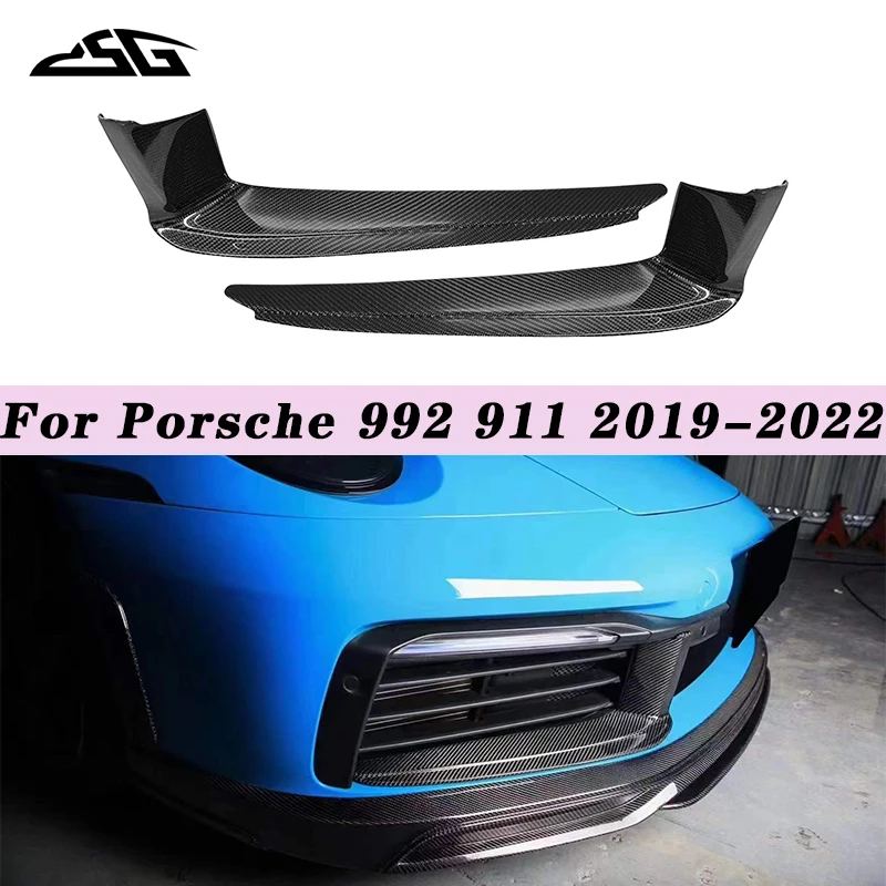 For Porsche 992 911 2019-2022 Carbon Fiber Front Bumper Foglamp Air Vent Side Fins Winglet Car Flaps Apron Trim Canard Splitter
For Porsche 992 911 2019-2022 Carbon Fiber Front Bumper Foglamp Air Vent Side Fins Winglet Car Flaps Apron Trim Canard Splitter