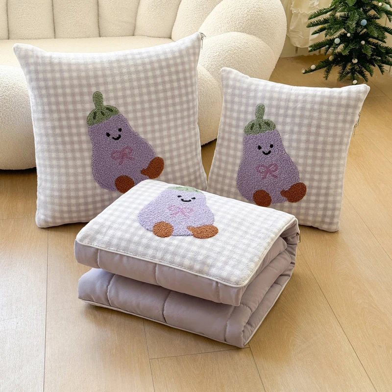 Multifunctional Cartoon Towel Embroidery Pillow Car Sofa Office Nap Double-sided Tow Pillow Home Decorative Cuion
Multifunctional Cartoon Towel Embroidery Pillow Car Sofa Office Nap Double-sided Tow Pillow Home Decorative Cuion