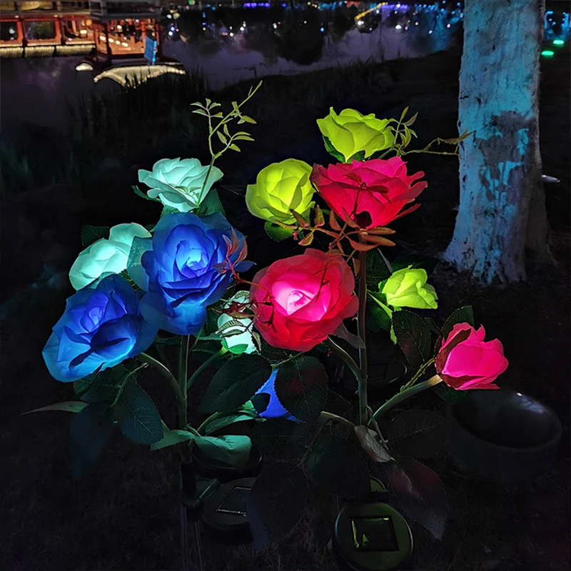 New LED Solar Rose Flower Light Home Decorative Flower Lights Garden Decoration Lawn Lamp Waterproof Landscape Rose Light
New LED Solar Rose Flower Light Home Decorative Flower Lights Garden Decoration Lawn Lamp Waterproof Landscape Rose Light