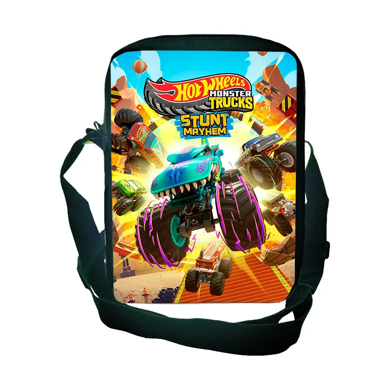Monster Trcuk Веселая игра Сумка на плечо Студенческая повседневная школьная сумка-портфель Frigo Big Truck Сумки через плечо с 3D принтом Mochila 
Monster Trcuk Веселая игра Сумка на плечо Студенческая повседневная школьная сумка-портфель Frigo Big Truck Сумки через плечо с 3D принтом Mochila