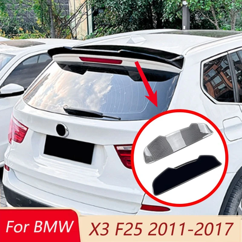 Car Spoiler Wing for BMW X3 F25 2011-2017 Diffuser Tail Fin Tuning Rear Roof Lip Spoiler Body kit Accessories Exterior Parts
Car Spoiler Wing for BMW X3 F25 2011-2017 Diffuser Tail Fin Tuning Rear Roof Lip Spoiler Body kit Accessories Exterior Parts