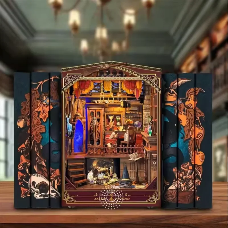 OUZEY DIY Enchanted Workshop Miniature House - Mystical Wooden 3D Puzzle & Craft Kit for Creative Teens
OUZEY DIY Enchanted Workshop Miniature House - Mystical Wooden 3D Puzzle & Craft Kit for Creative Teens