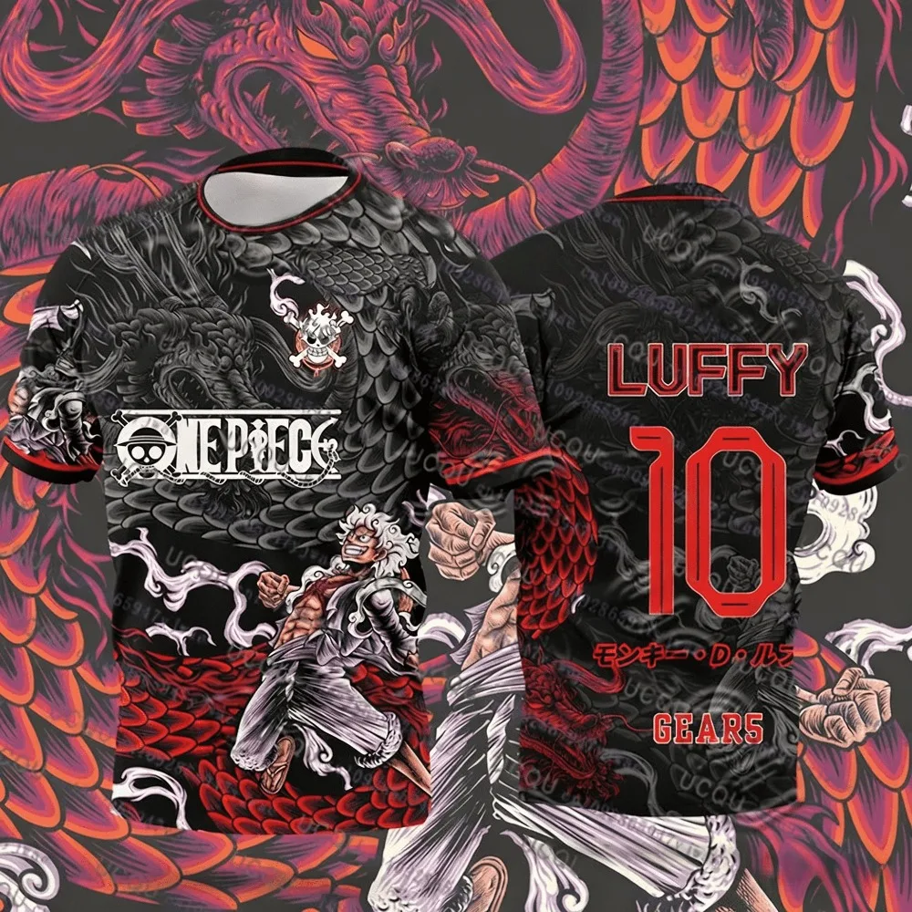 2026One Piece Special Edition Football Jersey T-shirt Luffy Gear 5 Anime Men's/Women Sports Breathable Summer Fashion Kids Shirt
2026One Piece Special Edition Football Jersey T-shirt Luffy Gear 5 Anime Men's/Women Sports Breathable Summer Fashion Kids Shirt