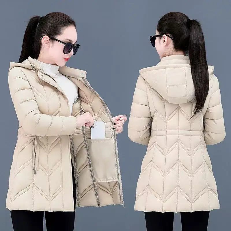 2025Winter Down Coat Women Parkas Long New Warm Cotton Padded Jacket Slim Outerwear Fashion Plus Size6XL Thicken Overcoat Ladies
2025Winter Down Coat Women Parkas Long New Warm Cotton Padded Jacket Slim Outerwear Fashion Plus Size6XL Thicken Overcoat Ladies