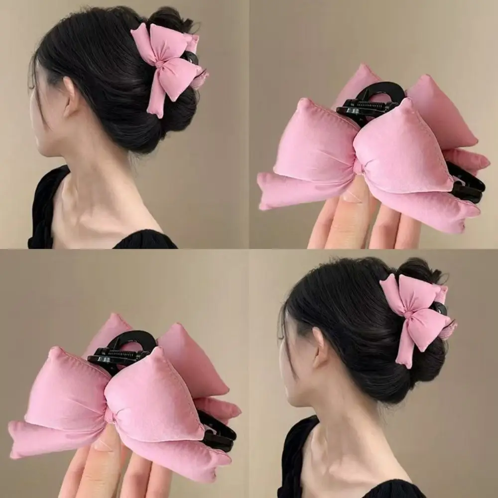 Simple Solid Color Bow Hair Claw Korean Style Headdress Hair Crab Clip Sponge Ribbon Hair Accessories Large Shark Clip Girl
Simple Solid Color Bow Hair Claw Korean Style Headdress Hair Crab Clip Sponge Ribbon Hair Accessories Large Shark Clip Girl
