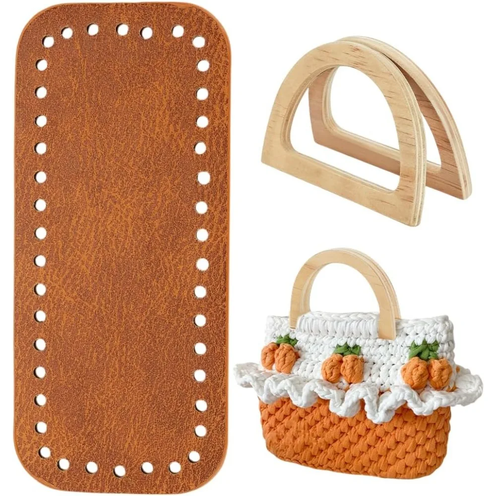 Набор для изготовления сумок крючком, 7x3 дюйма, коричневая сумка из искусственной кожи, нижние основания с 2 деревянными ручками в форме буквы D 4,7x3,3 дюйма, ручка для кошелька
Набор для изготовления сумок крючком, 7x3 дюйма, коричневая сумка из искусственной кожи, нижние основания с 2 деревянными ручками в форме буквы D 4,7x3,3 дюйма, ручка для кошелька