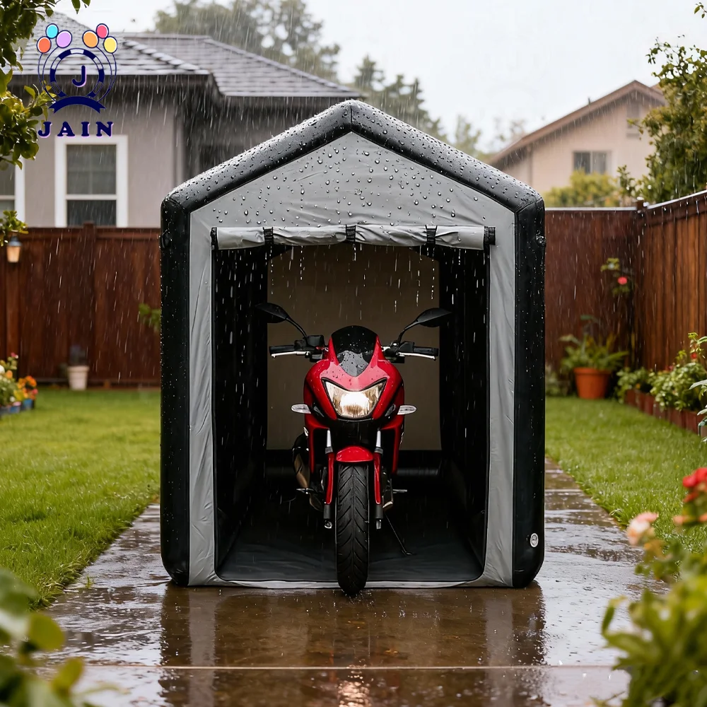 Gray Bicycle Garage for Rent, Inflatable Motorcycle Shed, Outdoor Gardening Tool and Equipment Shed, with Roller Shutter Door
Gray Bicycle Garage for Rent, Inflatable Motorcycle Shed, Outdoor Gardening Tool and Equipment Shed, with Roller Shutter Door