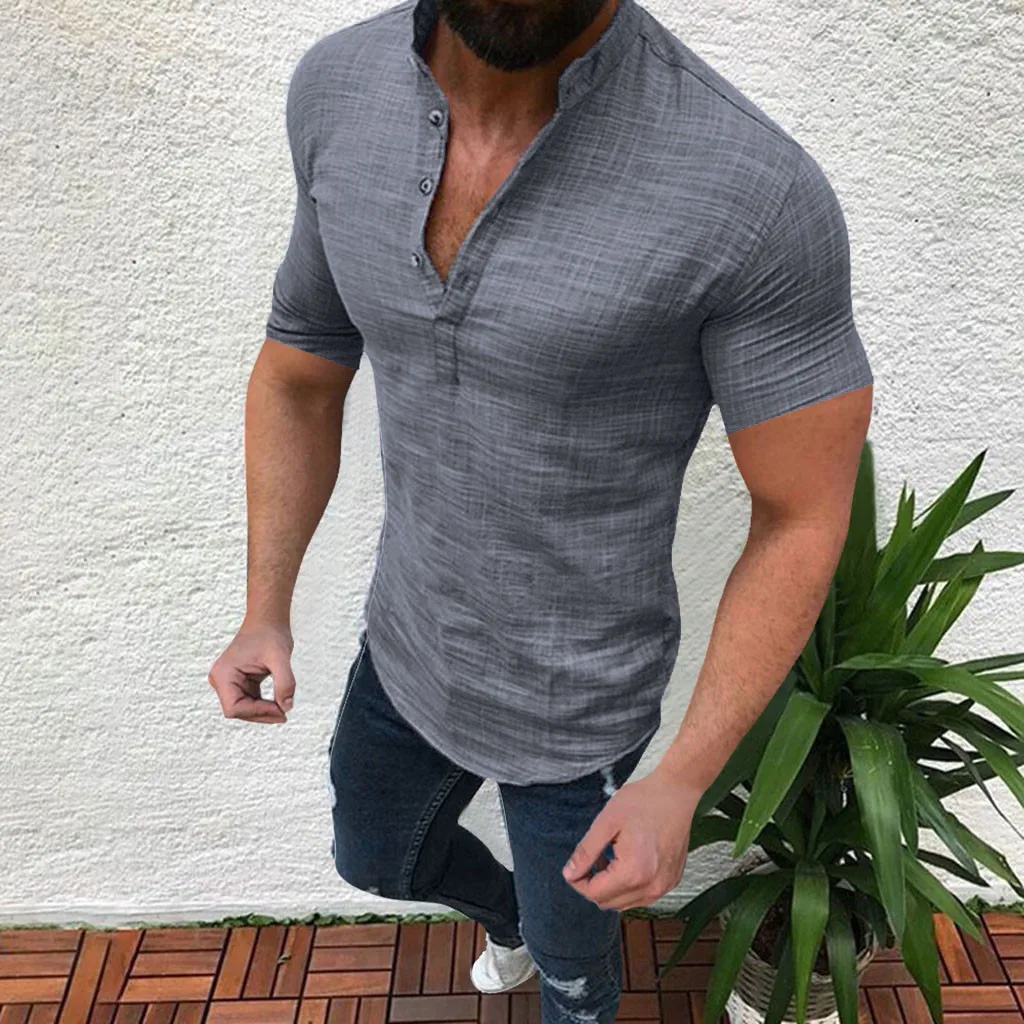 Cotton Linen Shirts Men Summer Short Sleeve Breathable Men's Baggy Casual Shirts Slim Fit Solid Shirts Harajuku Mens Tops
Cotton Linen Shirts Men Summer Short Sleeve Breathable Men's Baggy Casual Shirts Slim Fit Solid Shirts Harajuku Mens Tops