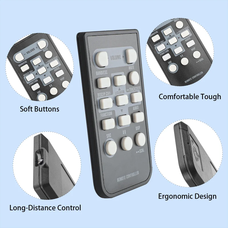 QXE1047 Remote Control Compatible with Pioneer CD Receiver Car Stereo DEH-44HD DEH-X16UB DEH-X1710UB DEH-X1810UB DEH-X2600UI
QXE1047 Remote Control Compatible with Pioneer CD Receiver Car Stereo DEH-44HD DEH-X16UB DEH-X1710UB DEH-X1810UB DEH-X2600UI