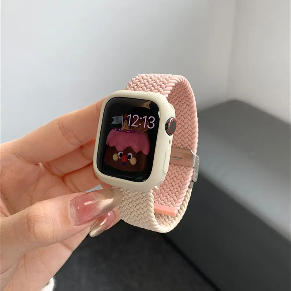 Strap For Apple Watch band 44mm 40mm 45mm 41mm 49mm 38mm 42mm Elastic braided solo loop bracelet iwatch series 7 se 3 6 8 ultra
Strap For Apple Watch band 44mm 40mm 45mm 41mm 49mm 38mm 42mm Elastic braided solo loop bracelet iwatch series 7 se 3 6 8 ultra