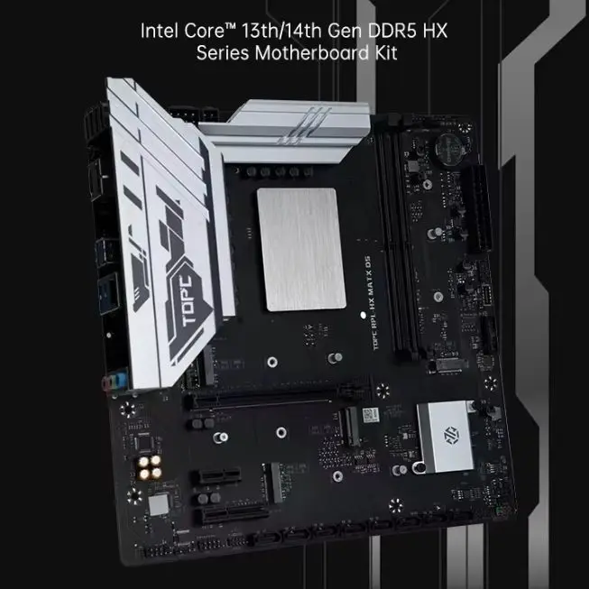 TOPC Gaming MATX Motherboard Intel Core i9 14900HX DDR5 DDR4 PCIe5.0 4×M.2 8×SATA 2.5G LAN Type-E USB4 NAS Mainboard OpenClaw
TOPC Gaming MATX Motherboard Intel Core i9 14900HX DDR5 DDR4 PCIe5.0 4×M.2 8×SATA 2.5G LAN Type-E USB4 NAS Mainboard OpenClaw