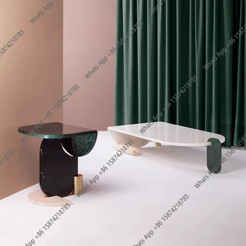 Uu Italian Light Luxury Style Home Decoration Furniture Home Marble Special-shaped Coffee Table Metal Side Table
Uu Italian Light Luxury Style Home Decoration Furniture Home Marble Special-shaped Coffee Table Metal Side Table