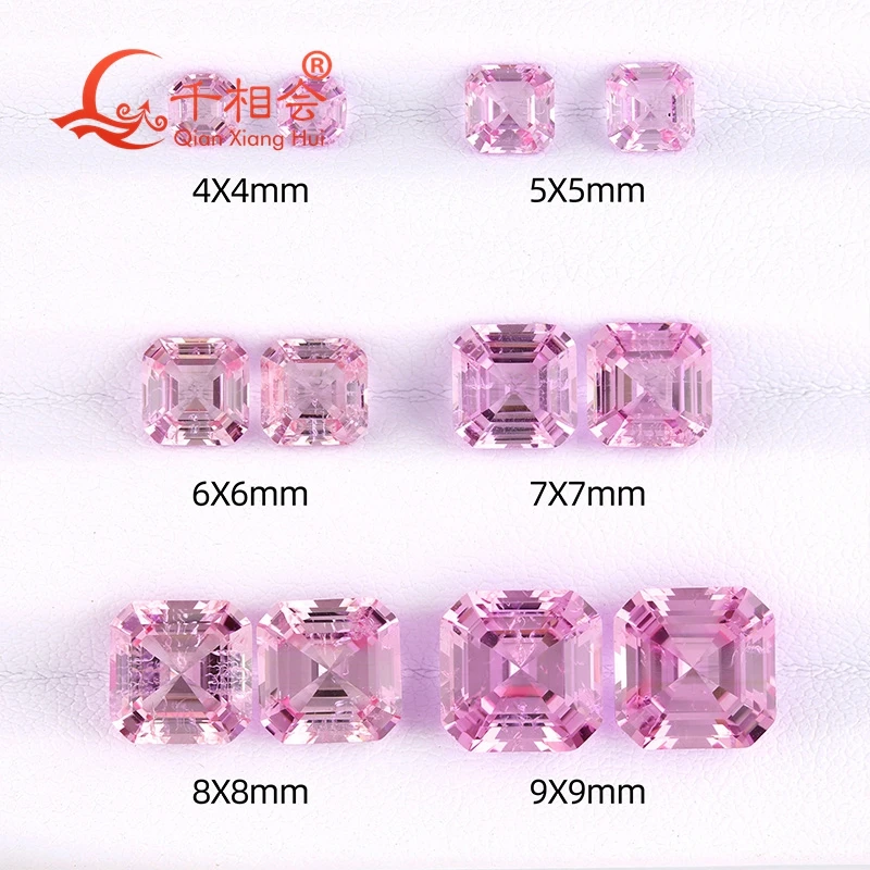 asscher shape Cherry Blossom Pink color lab created grown ruby natural cut including minor cracks inclusions loose gemstone
asscher shape Cherry Blossom Pink color lab created grown ruby natural cut including minor cracks inclusions loose gemstone