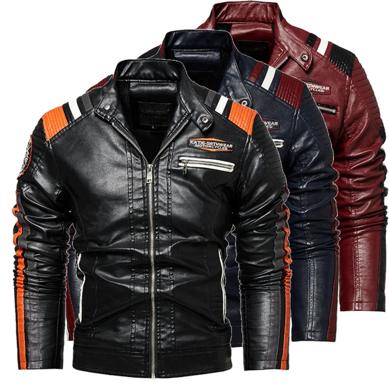 Leather Coat Men Europe and America Autumn and Winter Men's Coat Men's Jacket Men's Coat PU Multi Size Fashion Trend
Leather Coat Men Europe and America Autumn and Winter Men's Coat Men's Jacket Men's Coat PU Multi Size Fashion Trend