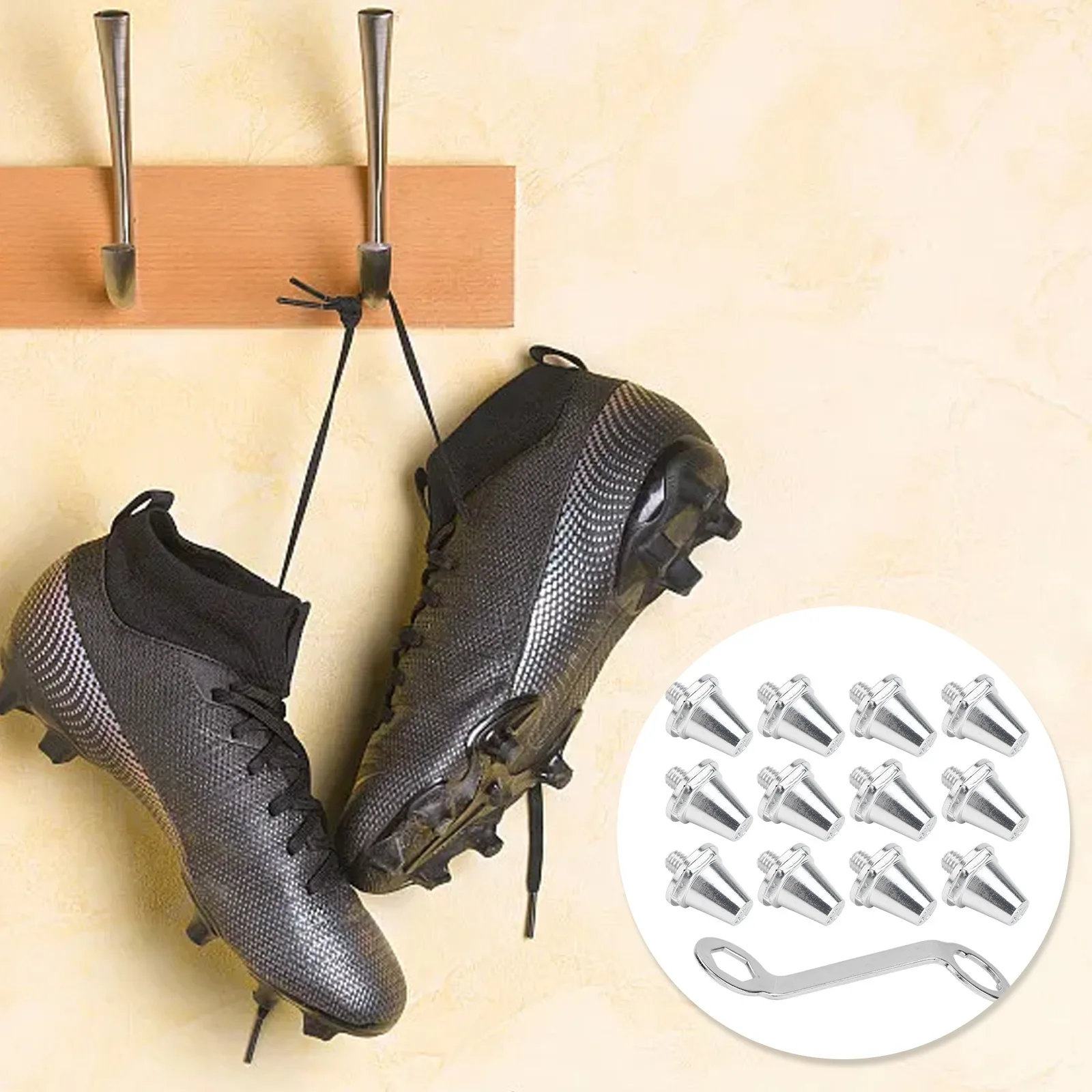 For Hiking Shoes Football Boot Studs Length 11mm Easy Install Studs With Wrench Equipment Multiple Sizes Available
For Hiking Shoes Football Boot Studs Length 11mm Easy Install Studs With Wrench Equipment Multiple Sizes Available