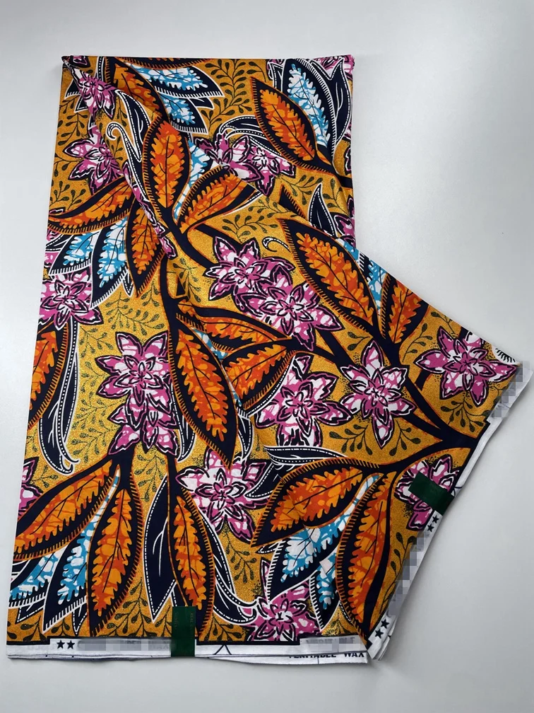 Real Grand Wax Golden Tissue Pagne Fabric Veritable High Quality Grand Gold Wax Ankara African Wax Prints Fabrics For Sewing
Real Grand Wax Golden Tissue Pagne Fabric Veritable High Quality Grand Gold Wax Ankara African Wax Prints Fabrics For Sewing
