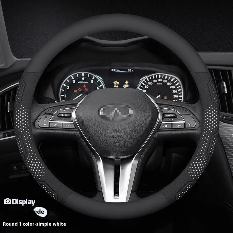 Infiniti QX30 Q50 Q60 QX70 QX80 QX56 FX35 EX35 Carbon fiber Suede Microfiber Leather Car Steering Wheel Cover Auto Accessories
Infiniti QX30 Q50 Q60 QX70 QX80 QX56 FX35 EX35 Carbon fiber Suede Microfiber Leather Car Steering Wheel Cover Auto Accessories