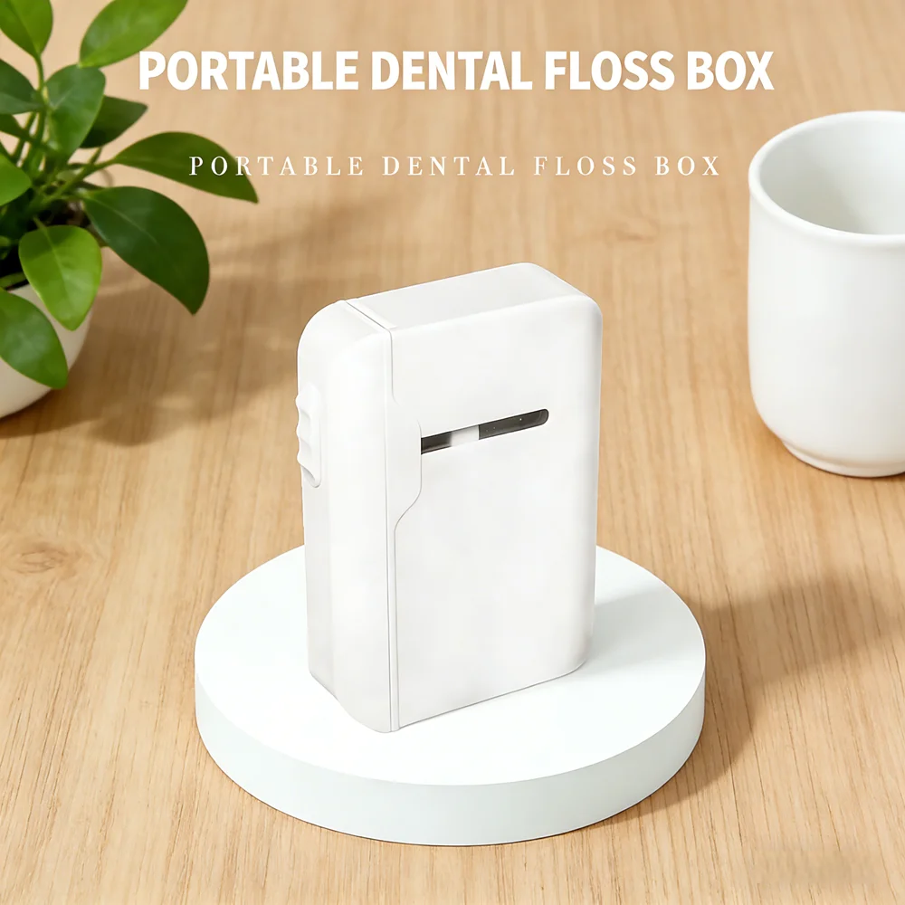 Портативный автоматический диспенсер для зубной нити с 80 палочками для глубокой чистки, гигиеничный компактный контейнер для хранения, простой в использовании
Портативный автоматический диспенсер для зубной нити с 80 палочками для глубокой чистки, гигиеничный компактный контейнер для хранения, простой в использовании