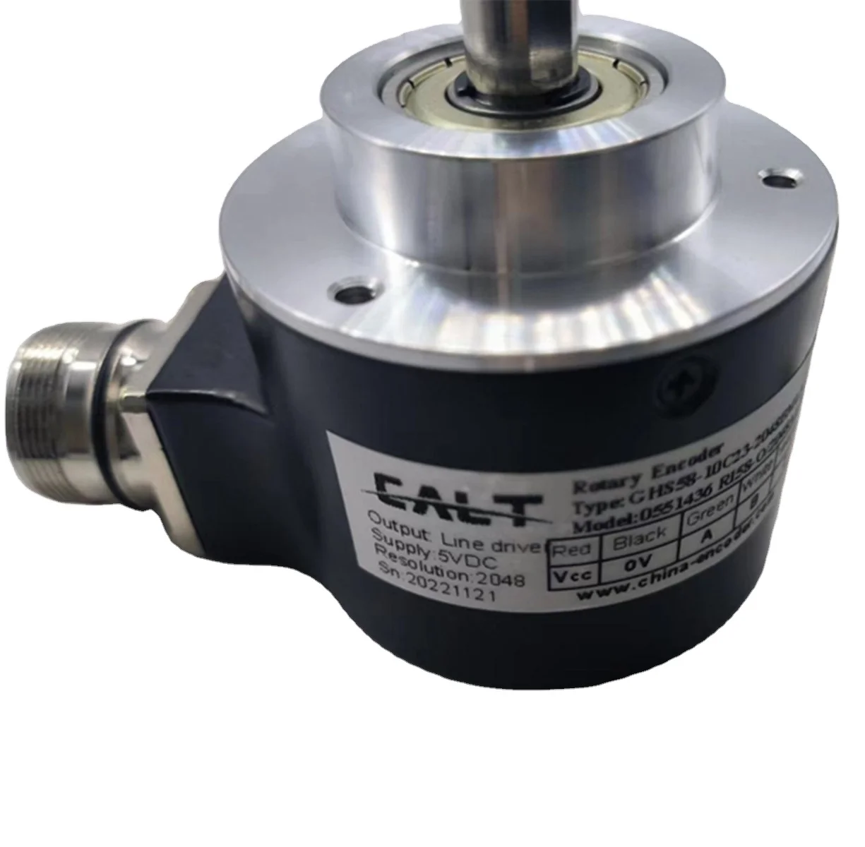 Hengstler 0551436 RI58-O 2048AL. 42TH replacement rotary encoder GHS58-10C23-2048BML5 5V RS422 output with M23 connector
Hengstler 0551436 RI58-O 2048AL. 42TH replacement rotary encoder GHS58-10C23-2048BML5 5V RS422 output with M23 connector