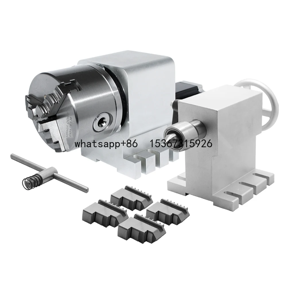 K12 125mm 4 jaws Chuck 1:10 CNC 4 Axis Rotary Chuck Rotary Axis 4th Axis CNC Rotary Table For CNC Router Milling Machine
K12 125mm 4 jaws Chuck 1:10 CNC 4 Axis Rotary Chuck Rotary Axis 4th Axis CNC Rotary Table For CNC Router Milling Machine